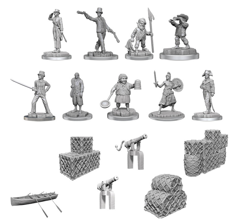 Deep Cuts Miniatures: Ship's Crew Boxed Set