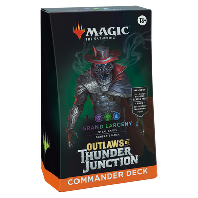 Outlaws of Thunder Junction: Commander Deck - Grand Larceny - Shuffle and  Cut Games