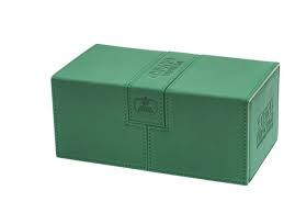 Twin Flip'n'Tray 200+ XenoSkin Monocolor: Green - Shuffle and Cut