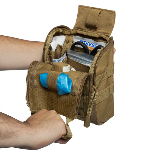 Rothco Fast Action MOLLE Medical Pouch - Coyote Brown
