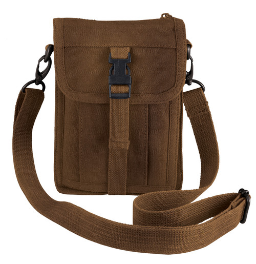 Rothco Canvas Travel Portfolio Bag - Earth Brown