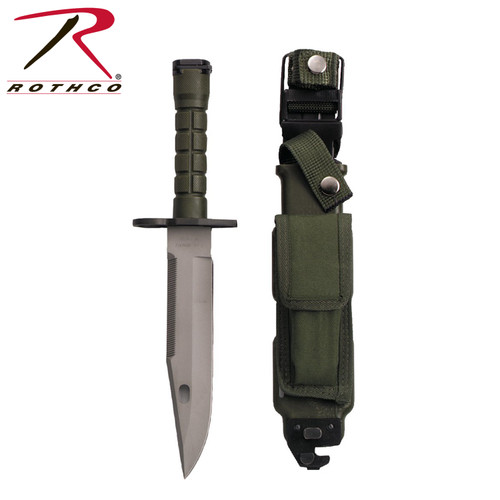 Rothco G.I. Type M-9 Bayonet W/ Sheath - Olive Drab