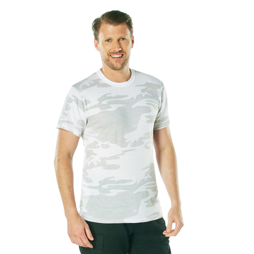 Rothco Camo T-Shirt - White Camo