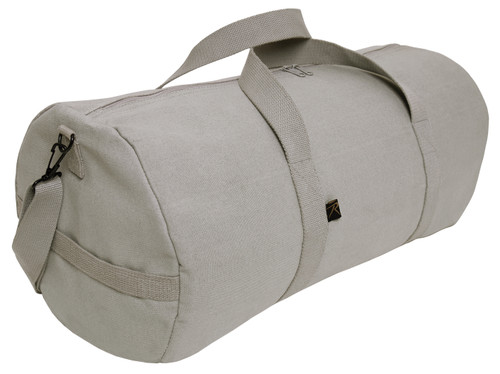 Rothco Canvas Shoulder Duffle Bag - Grey