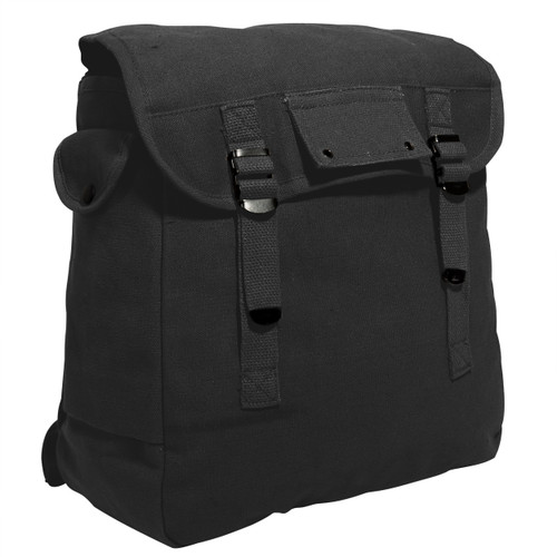 Rothco Heavyweight Canvas Musette Bag - Black