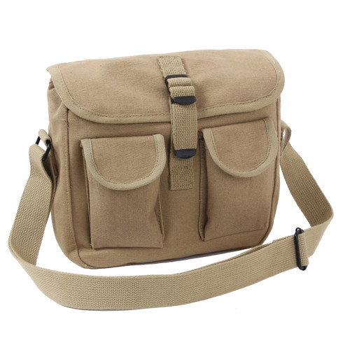Rothco Canvas Ammo Shoulder Bag - Khaki