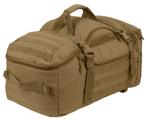 Rothco 3-In-1 Convertible Mission Bag - Coyote Brown