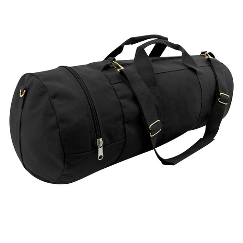 Rothco Canvas Double-Ender Sports Bag - Black