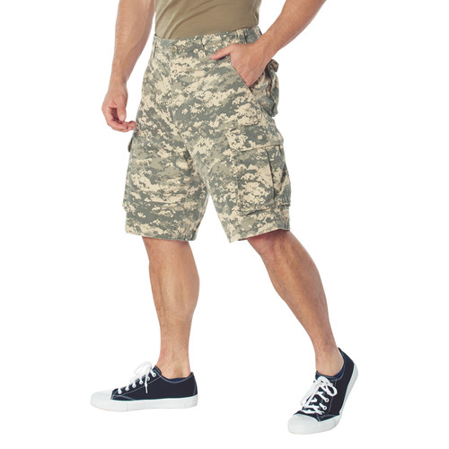 Rothco Vintage Paratrooper Cargo Shorts - ACU Digital Camo