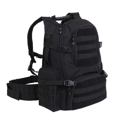 Rothco Multi-Chamber MOLLE Assault Pack - Black