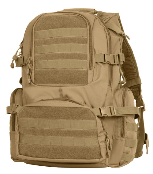 Rothco Multi-Chamber MOLLE Assault Pack - Coyote Brown