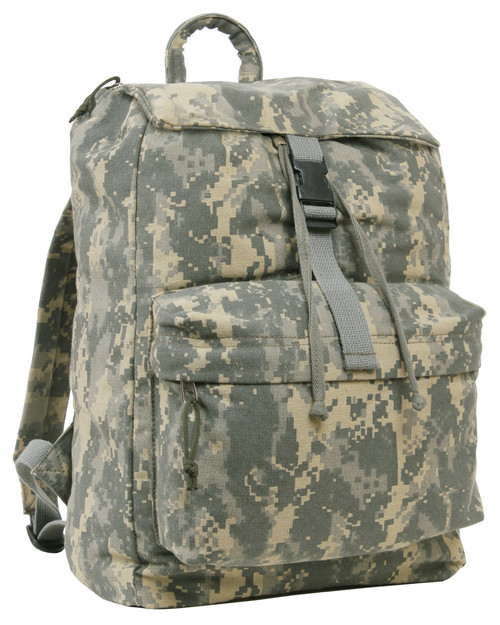 Rothco Canvas Daypack - ACU Digital Camo
