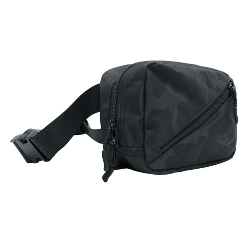 Rothco Crossbody Day Bag - Midnight Black Camo