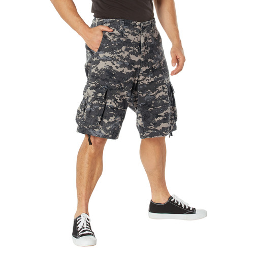 Rothco Vintage Utility Cargo Shorts - Subdued Urban Digital Camo