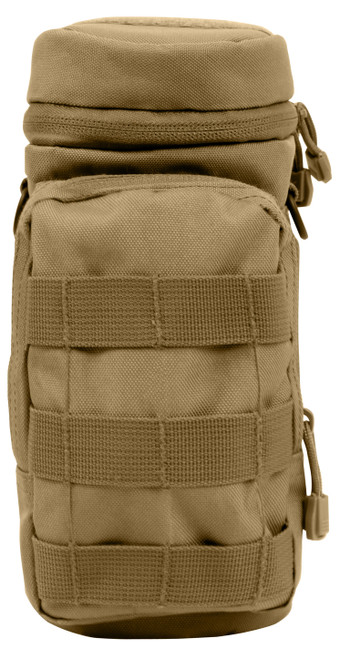 Rothco MOLLE Compatible Water Bottle Pouch - Coyote Brown