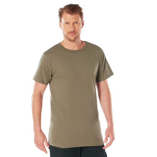Rothco Solid Color 100% Cotton T-Shirt - AR 670-1 Coyote Brown