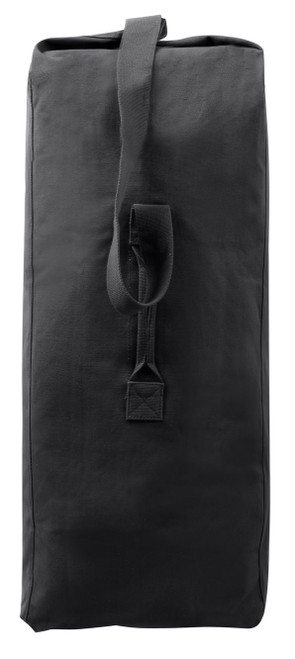 Rothco Heavyweight Top Load Canvas Duffle Bag - Black