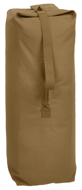 Rothco Heavyweight Top Load Canvas Duffle Bag - Coyote Brown
