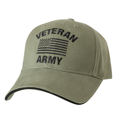 Rothco Vintage Low Profile Cap - Army Veteran
