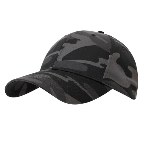 Rothco Supreme Camo Low Profile Cap - Black Camo