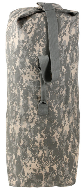 Rothco Heavyweight Top Load Canvas Duffle Bag - ACU Digital Camo