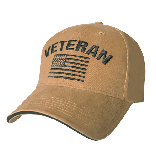 Rothco Vintage Veteran Low Pro Cap - Coyote Brown