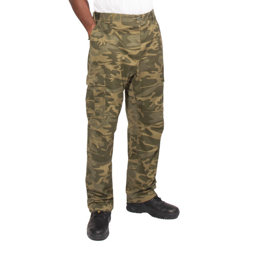 Rothco Color Camo Tactical BDU Pants - Coyote Camo