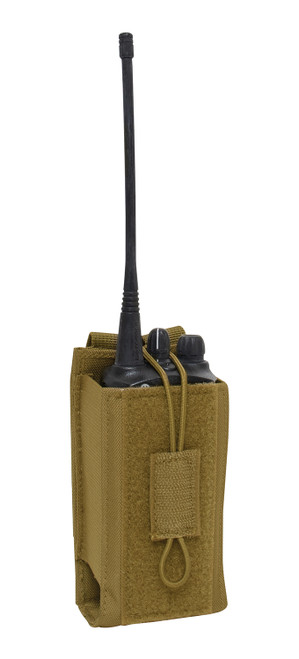 Rothco MOLLE Universal Radio Pouch - Coyote Brown