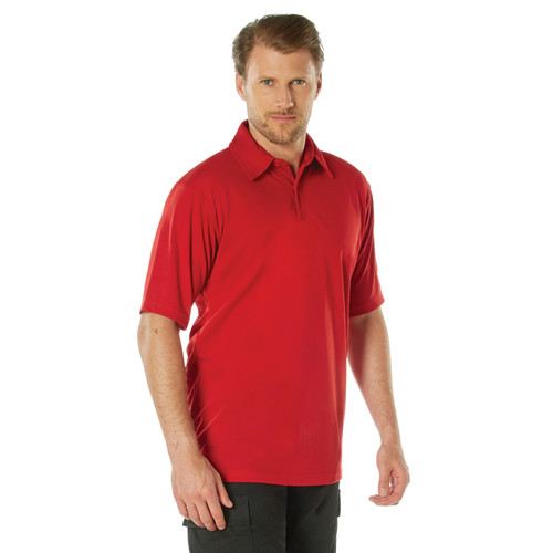 Rothco Tactical Performance Polo Shirt - Red