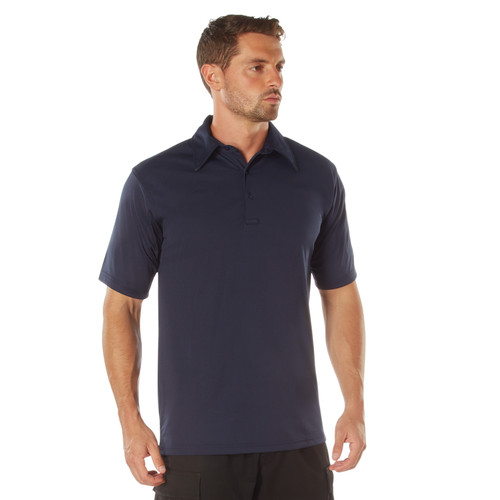 Rothco Tactical Performance Polo Shirt - Midnight Navy Blue