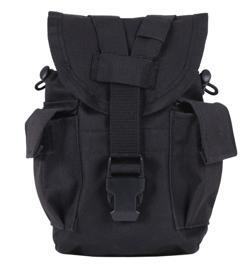 Rothco MOLLE II Canteen & Utility Pouch - Black