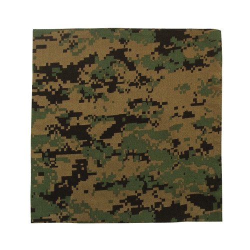 Rothco Digital Camo Bandana - Woodland Digital Camo