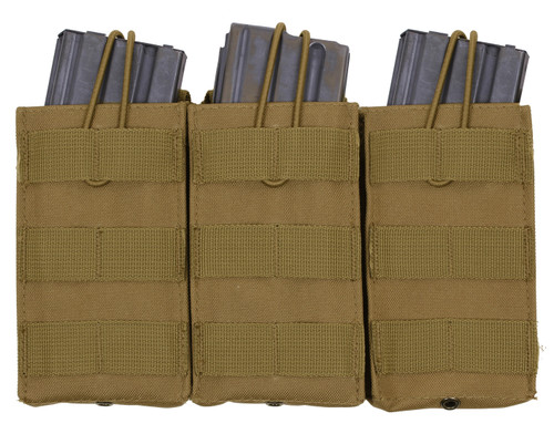 Rothco MOLLE Triple Mag Pouch - Coyote Brown