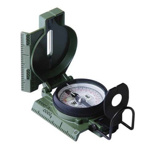 Cammenga G.I. Military Phosphorescent Lensatic Compass - Olive Drab