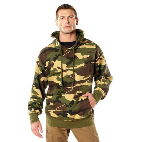 Rothco Every Day Pullover Hooded Sweatshirt - Woodland Camo