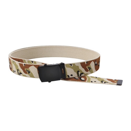 Rothco Camo Reversible Web Belt - 6-Color Desert Camo / 54 Inches