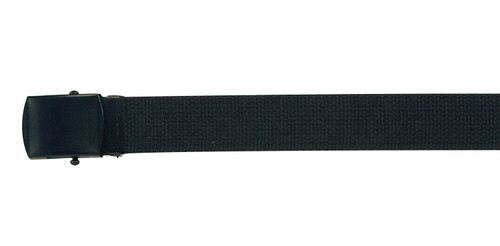 Rothco Web Belt with Buckle - Black / 64 Inches
