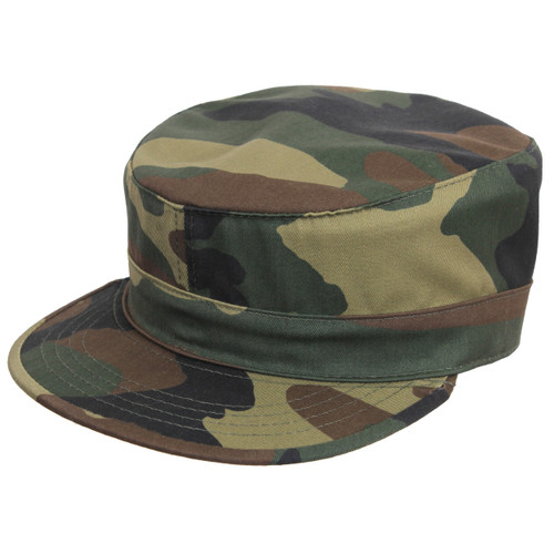 Rothco Adjustable Camo Fatigue Cap - Woodland Camo