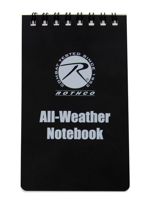 Rothco All-Weather Waterproof Notebook - Black