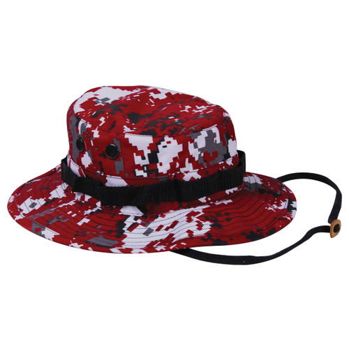 Rothco Digital Camo Boonie Hat - Red Digital Camo / 7