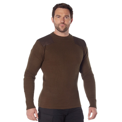 Rothco Acrylic Commando Sweater - Brown