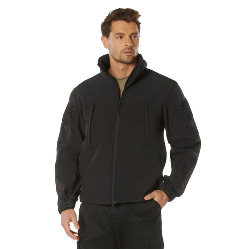 Rothco Concealed Carry Soft Shell Jacket - Black