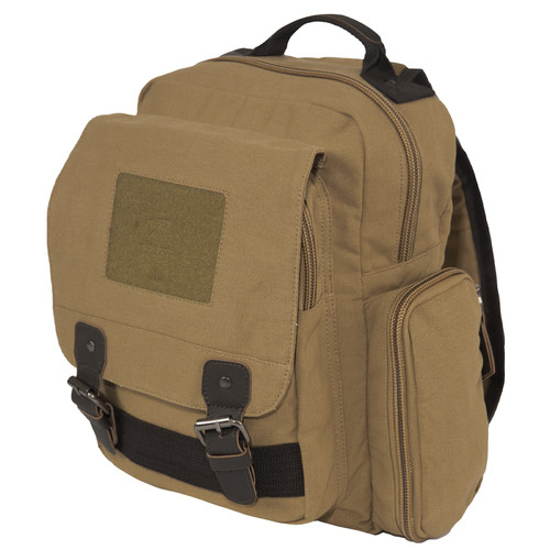 Rothco Vintage Canvas Sling Backpack - Coyote Brown
