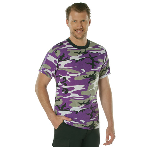 Rothco Camo T-Shirt - Ultra Violet Camo