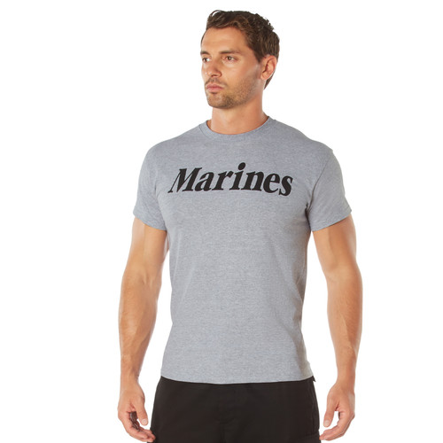 Rothco Grey Physical Training T-Shirt - Marines