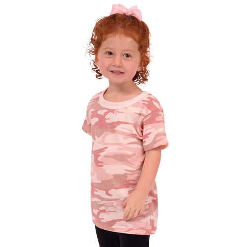 Rothco Kids Camo T-Shirt - Baby Pink Camo