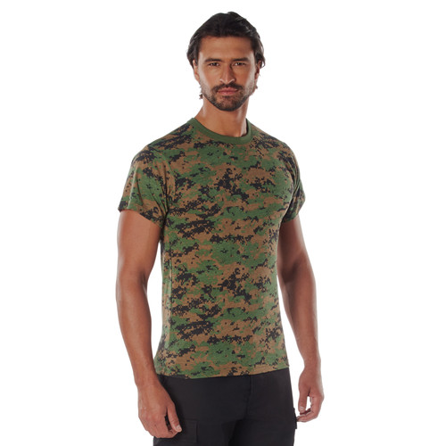 Rothco Digital Camo T-Shirt - Woodland Digital Camo