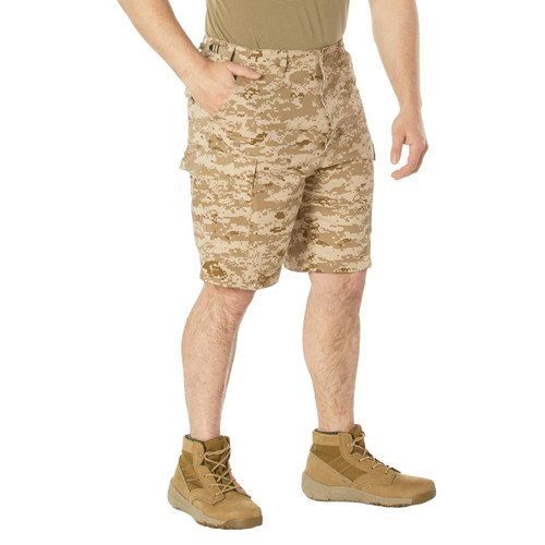 Rothco Camo BDU Shorts - Desert Digital Camo