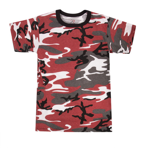 Rothco Kids Camo T-Shirt - Red Camo