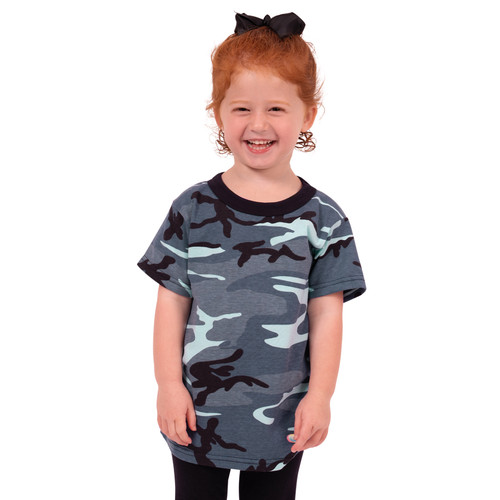 Rothco Kids Camo T-Shirt - Sky Blue Camo